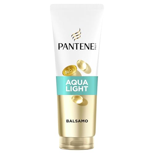 Pantene Pro-V Balsamo Aqualight 200 ml per Capelli Fini Inclini al Grasso, Balsamo per Uso Quotidiano per Capelli dall'Aspetto Sano, Con Pro-Vitamina B5 e Miscela di Nutrienti, Active Nutri-Plex