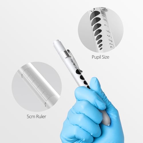 Image of CAVN Pen Light with Pupil Gauge LED Penlight for Nurses Doctors
