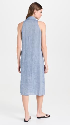 Image of Theory Women's Halter Neck Shirt Dress