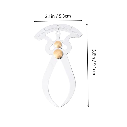 Calibrador de brechas portátil de acero inoxidable PRETYZOOM para medición precisa de diámetro interior y exterior, medidor confiable de espesor, herramienta ligera para uso personal y profesional miniatura 2