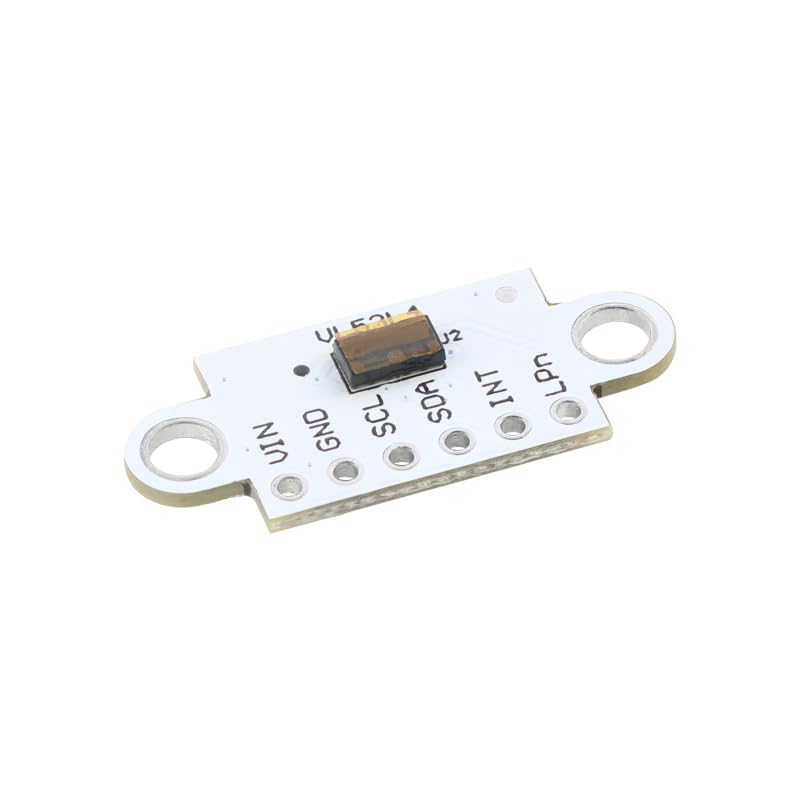 VL53L4CD ToF Range Sensor Module DC 3.3V-5V High-Precision Time-of-Flight Distance Measurement Sensor Board Laser Rangefinder Module with Cover Plate
