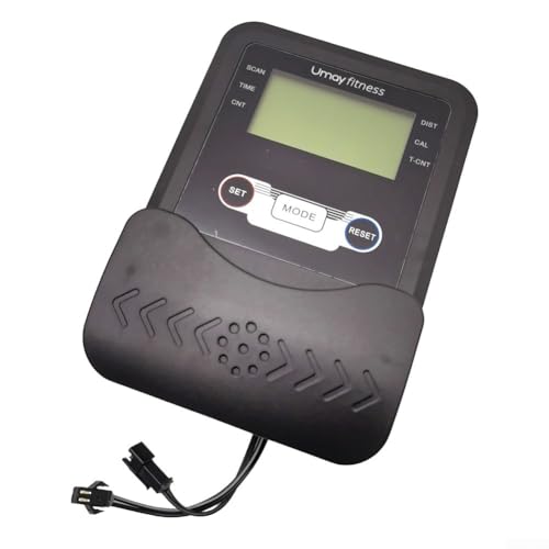 Máquina elíptica Contador de máquina de remo, línea dual con sensor de frecuencia cardíaca, equipo de fitness, monitoreo real preciso para entusiastas del gimnasio en casa y fitness