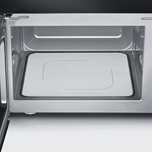 SEVERIN Magnetron met keramische bodem, magnetron voor ontdooien en verwarmen, magnetron met groot bruikbaar oppervlak voor hoekig servies, zwart/roestvrij staal, MW 7761 - Image 8