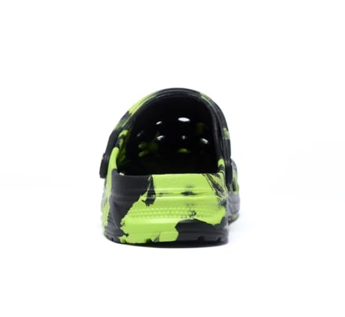 Image of Kids Boys&Girls Black Camouflage Clogs Children's Beach Shoes Classic Marbled Tie Dye Clog Little Kid
