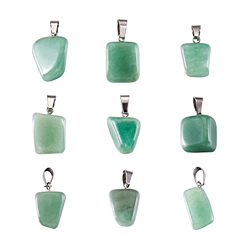 Chakra et pierre précieuse naturelle contre le stress, pendentif de lithothérapie