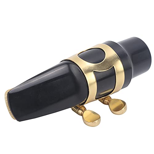 Bec De Saxophone, Sax Tooth Pad Saxophone Bec Bon Match Pour Les Instruments à Vent Convient à Tout Saxophone Alto Standard(le Noir) Cover
