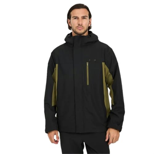 Veste de randonnée homme contre le vent d'automne avec doublure amovible confort