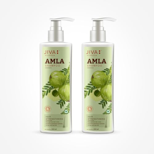 JIVA AYURVEDA Amla Shampoo - 200 ml Each (Pack of 2)