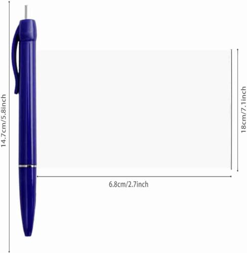 New Ballpoint Pen With Paper Scroll Inside - Retractable Pullout Banner Pen, Roll-out Banner With Paper Ball Pen for School Office MULTICOLOR (1-Pcs) - Image 3