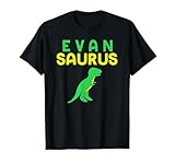 Photo Gallery t-shirt evan saurus dinosaur kids name t rex tee maglietta Photo Gallery t-shirt evan saurus dinosaur kids name t rex tee maglietta