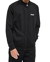 FILA Men's Classic Zip Jacket, Black, X-Small