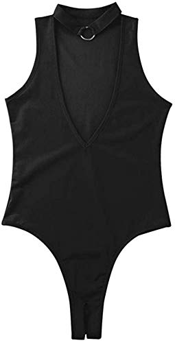 Justaucorps érotique galbant teddy babydoll sans manches confort absolu
