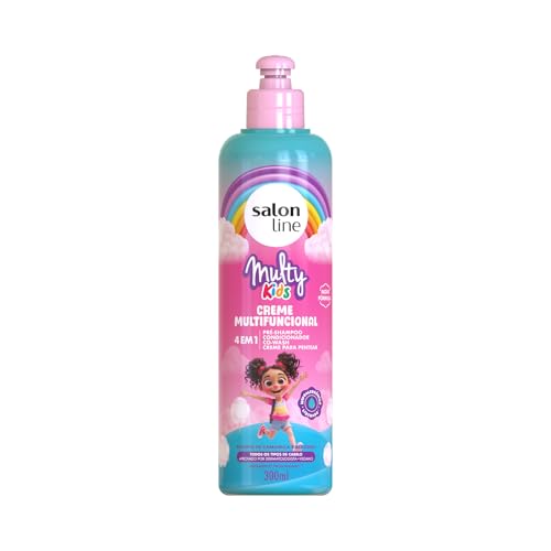 Salon Line, Creme Multifuncional, Multy Kids, Vegano - Para Todos os Tipos de Cabelos, 300ml