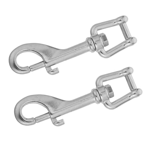 Crochet de plongée sous-marine inox 316 mousqueton à dégagement rapide 100 mm lot