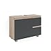 Produktbild Vicco Waschbeckenunterschrank J-Shape, Sonoma/Anthrazit, 80 x 60.8 cm