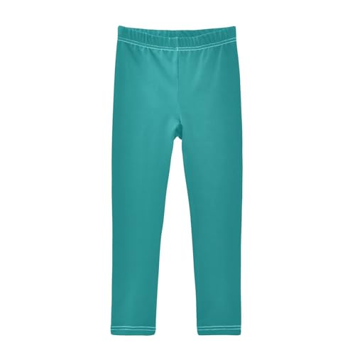 GuoChe Teal Green Shorts for Teen Girls Cotton Cartwheel Shorts Activewear for Performance