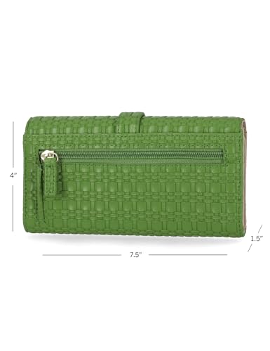 Image of Mundi File Master Womens RFID Blocking Wallet Clutch Organizer With Change Pocket