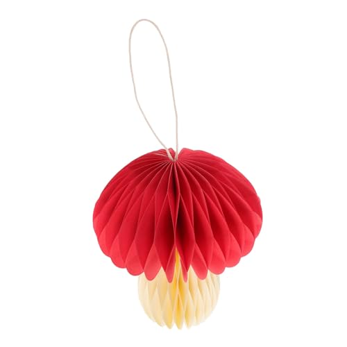 Veemoon Boule Nid Abeille Forme Champignon Décoration Anniversaire Fête Jardin Chambre