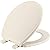 BEMIS 600E3 346 Toilet Seat will Slow Close and Never Come Loose, ROUND, Durable Enameled Wood, Biscuit/Linen