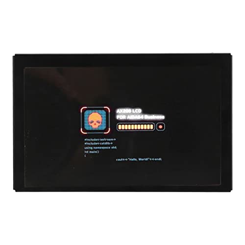 Image of Computer Temperature Monitor, 5in USB Mini Screen, PC Sensor Panel Dynamic Display, CPU GPU Data Monitor, for Raspberry Linux
