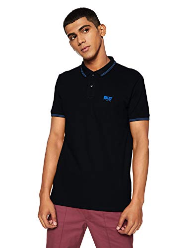 Beat London by Pepe Jeans Men's Solid Regular Fit T-Shirt