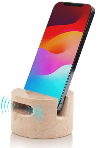 Radicaln Marble Phone Holder Verona 3.5" Inches Handmade iPhone Stand for Desk Decor - Desk Organizer, Phone Holder & Phone Speaker for Cell Phone Stand - Office Décor with Cell Phone Holder