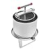 Fruit Wine Press, Apple Press For Cider 12.6L/3.32Gal 2 Stainless Steel Barrels, Manual Juice Maker, Cider Apple Grape Tincture Vegetables Honey Olive Oil Making