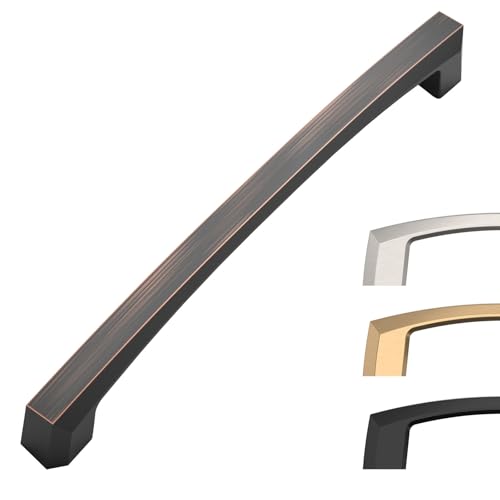 Image of 10 Pack Oil Rubbed Bronze Cabinet Pulls - 7 Inch Handles for Dresser & Kitchen Cabinets