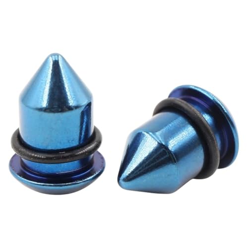 New 2026 Unisex 2Pcs Stainless Steel Spike Cone Ear Gauges Taper Plugs Tunnel Expander Stretcher Earrings Piercing Body Jewelry Findings Fashion Trendy Accessories Creative Gift For Women And Men