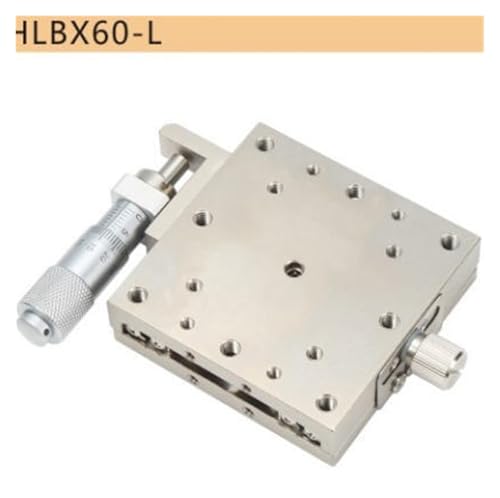 Platine de déplacement manuel anti-vibration en acier LBX60-L