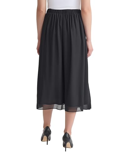 Kasper Women's Pull-on Pleated Front Midi Skirt3