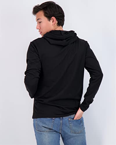 3 Pack: Men’s Cotton Lightweight Hoodie Long Sleeve Hooded T Shirt Sweatshirt French Terry Casual Performance Active Athletic Workout Gym Quick Dry Fit Jersey Pullover Upf 50 Outdoor-Set 4,3Xl #TOP2