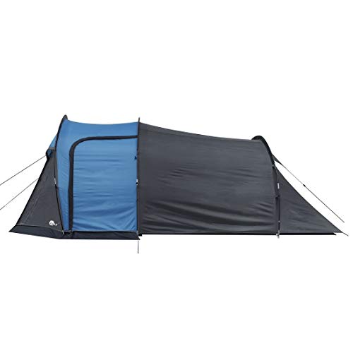 Miniatura 3 de Your Gear Tienda De Campaña Sopero Para 4 Personas, Tipo Túnel, Con Entrada Lateral, Para Vivienda, Con Ventana, Resistente Al Agua 5000 Mm, Protección Uv 50 , Color Azul Y Gris