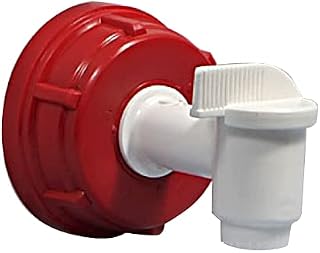 Tapón con Grifo para Garrafa, Rosca D60-61, Polietileno de Alta Densidad, Apto Uso Alimentario, Resistente a Químicos