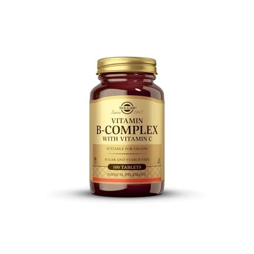 Solgar Vitamina B-Complex con Vitamina C, Sabor y Aroma Vainilla, 100 Unidades (Paquete de 1)