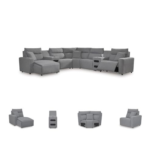 Image of Signature Design by Ashley 7-Piece Power Reclining Sectional with Chaise