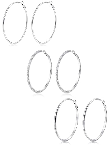 Boucles d'oreilles créoles argent 925 oxyde de zirconium plaqué or 18k