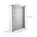 60 Slots Aluminum Alloy Cell Phone Locker Box with Key Lock, Wall Mounted Freestanding Pocket Chart Storage Cabinet, Portable Handle for Classroom, Office, Gym, Exam Storage (60 Slots)