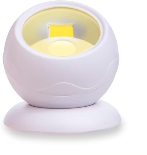 Image of Motion Sensor Light Wireless LED Night Lamp - Ultra-Bright, 360 Adjustable COB Ball with Magnetic Base & PIR for Closets, Stairs, Garage, 1 Pcs
