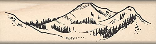 Stamps by Impression Mountain Scene Rubber Stamp