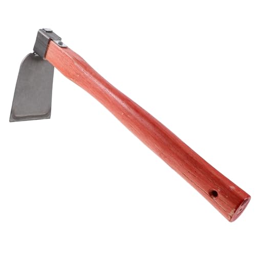 Azadón de mano con mango de madera para jardinería miniatura 1