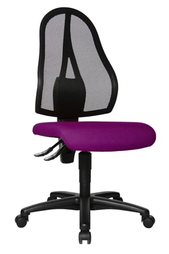 Topstar Open Point P Bürostuhl, Schreibtischstuhl, Stoff, 58 x 48 x 111 cm, Violet