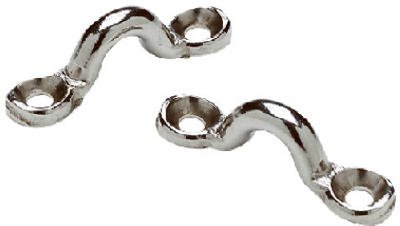 Seachoice Stainless Steel 1-7/8 in. L x 3/8 in. W Eye Straps 4 pc.