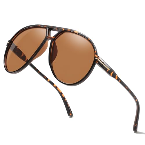 Oversized Retro Square Sunglasses for Women and Men