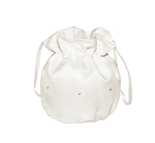 Flora Sac à main pour demoiselle d'honneur, sac à main pour demoiselle d'honneur, sac à main pour fille, ivoire, taille unique