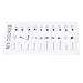 Chore Chart Memo Boards, Detachable PVC Message Board Chore Chart Checklist Board DIY Home Travel Planning Reminder Chart(My Chores)