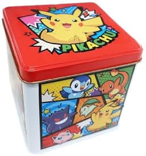 ポケモンチョコクランチ四角缶 ポケットモンスター クランチチョコ 長登屋 ナガトヤ