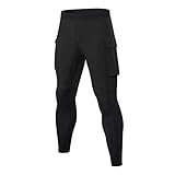 Diese Sport Kompression Leggings Männer sind aus schnelltrocknend hautfreundliches Gewebe, die Atmungsaktivität verbessert und effektiv absorbiert Feuchtigkeit und Schweiß, Ihr Kind kühl zu halten und bequem, wenn im Freien trainieren