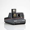 Polaroid Cámara de película instantánea 600 Impulse – Gris | Cámara instantánea vintage tipo 600 | Flash integrado, reacondicionado y probado (renovado)
