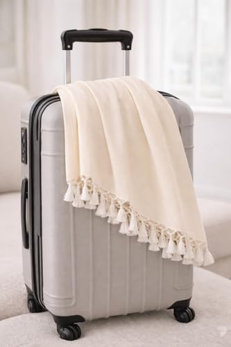 Image of Soft Dull Cotton Bhagalpuri Chadar for Summer | Lightweight and Breathable ChadarFor Sleeping | Odhne Wali Chadar for All Season Use Blanket (Cream)